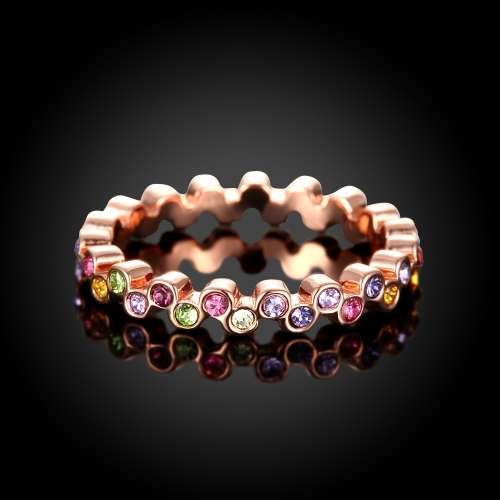 Rose Gold Designer Ring  #7 Local Stock