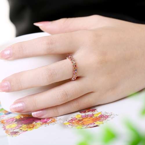 Rose Gold Designer Ring  #7 Local Stock