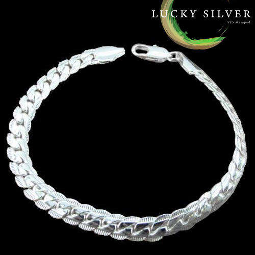 8mm 925 Sterling Silver EP Bracelet