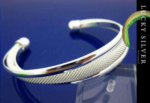 POPULAR!!! 925 Sterling Silver EP TWIST Bangle - R89.50 (In Stock & Ready to Ship)