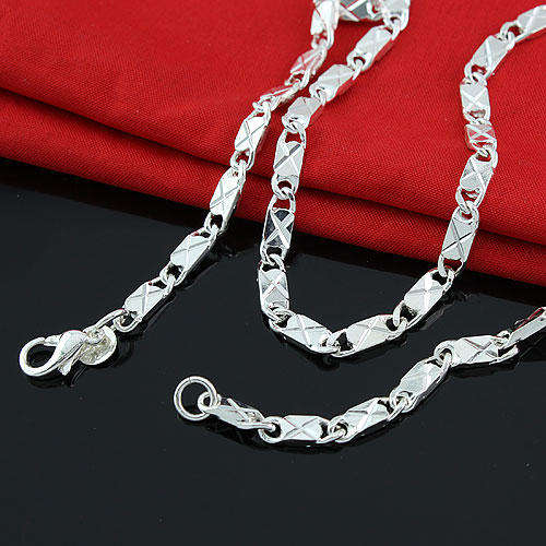 SILVER Fashion Necklace