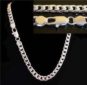 925 Sterling Silver Men's Necklace - 6mm