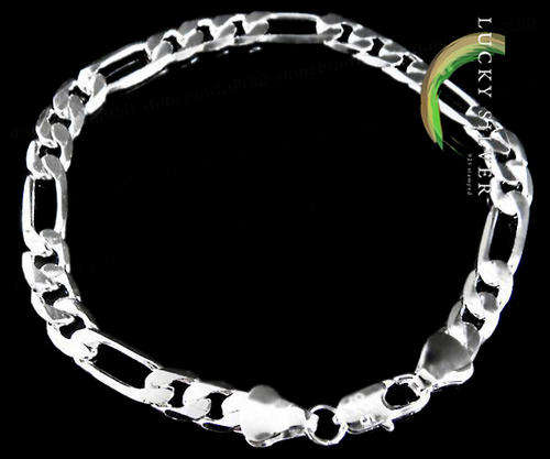 Lucky Silver Jewellery Fashion Accessories (6MM /19.5CM)