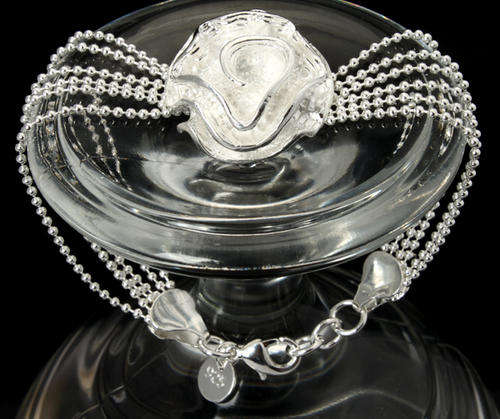 925 Sterling Silver Rose Bracelet
