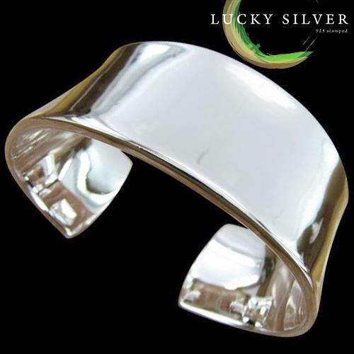 925 Sterling Silver Bangle - 30mm