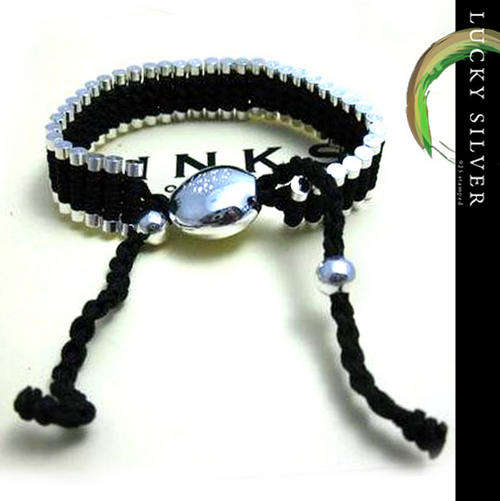 SPECIAL ORDER FOR B_SHERRI - Plain Black Friendship Bracelet - Designer Inspired!