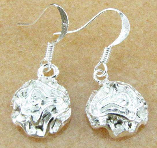 925 Sterling Silver Rose Earrings