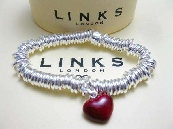 NEW!!! 925 Sterling Silver HEART Charm Bracelet - Designer Inspired