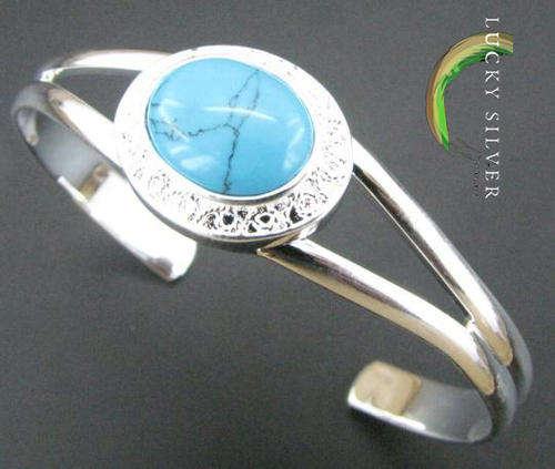 Lucky Silver 925 Stamped Fashion Accessories - BANGLES (Import)