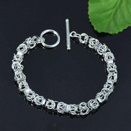 Gorgeous Silver TWIST Bracelet (Ready to Ship)