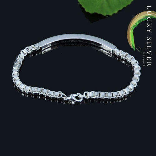Lucky Silver 925 CLAD ID BRACELET (Ready to Ship)
