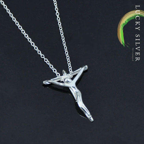 Beautiful Silver Cross/Crucifix & Chain Necklace (In Stock & Ready to Ship)