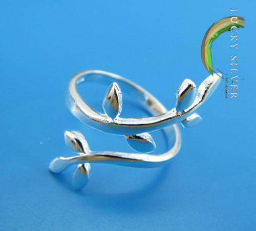 Lucky Silver 925 Stamped Ajustable Ring, fits all sizes! (IN STOCK - READY TO SHIP)