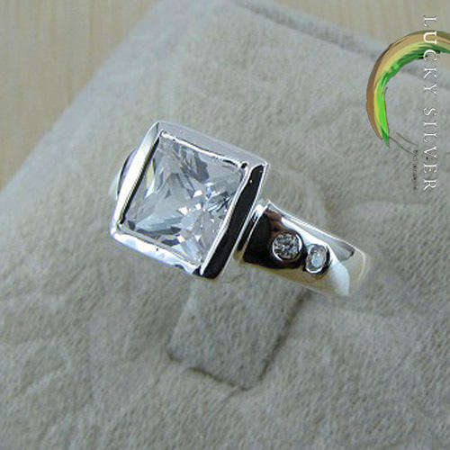Lucky Silver 925 Stamped Fashion Accessories - RINGS (Import)