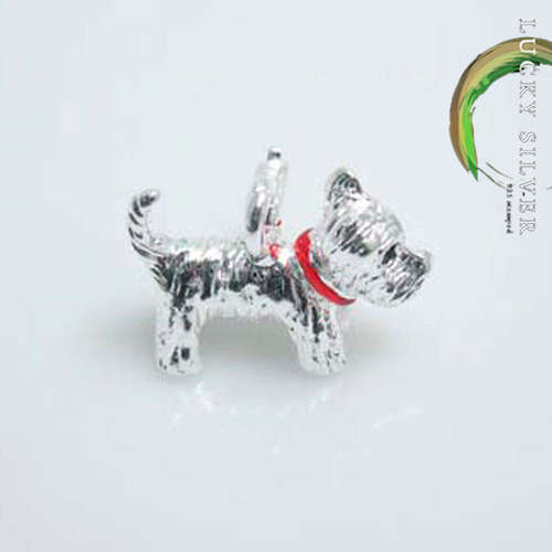 Lucky Silver Tom-Charm Jewellery - Designer Inspired - SCOTTISH DOG