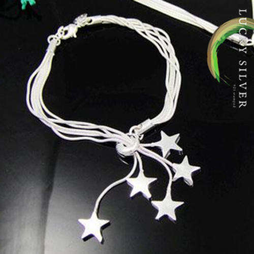 Silver Lariat Bracelet - Beautifully delicate!  (In Stock & Ready to Ship 3 -5 days)