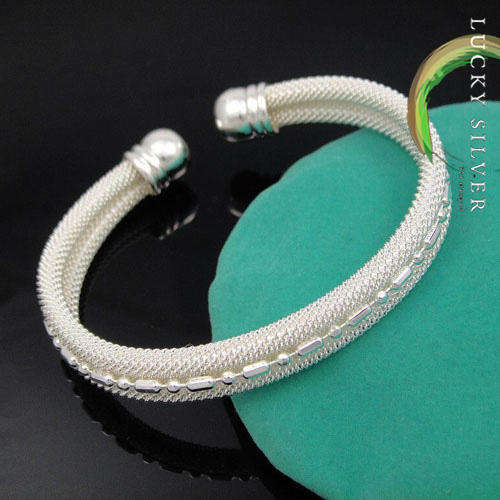 Now Less 50% - Lucky Silver 925 Stamped BANGLES (*Direct Import*)