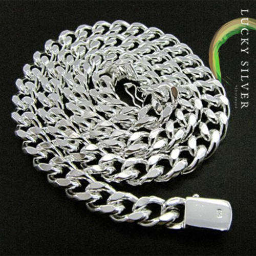 Lucky Silver 925 Stamped Heavy Chain NECKLACES (In Stock & Ready to Ship!)