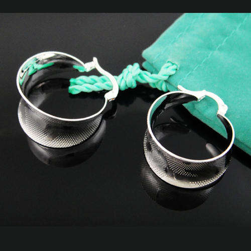 925 Sterling Silver EP HOOP EARRINGS - Ready to Ship