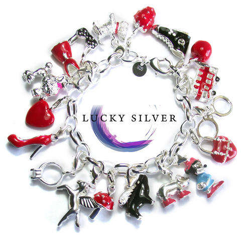 Charm Bracelet with 18 Charms