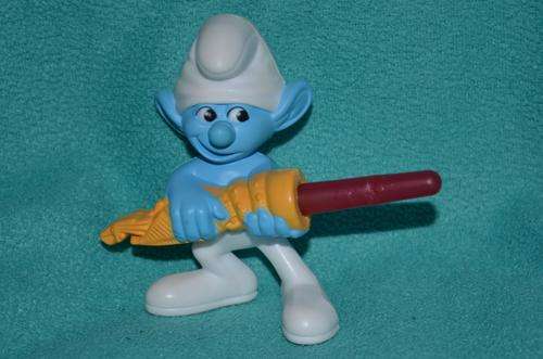 McDonalds Smurf Clumsy's Magic Wand