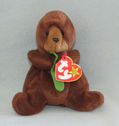 TY Beanie Baby Seaweed the Otter