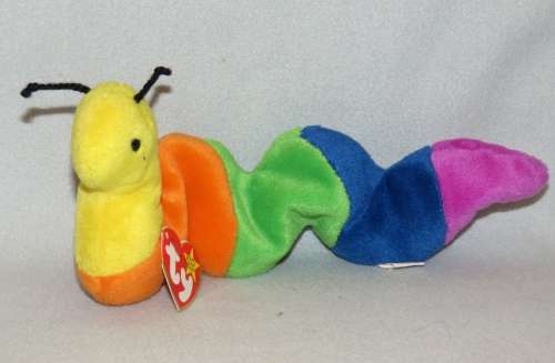 Ty Beanie Baby Inch the Worm