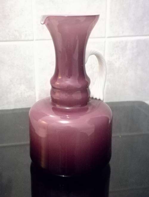 Empoli  Purple and White Pitcher
