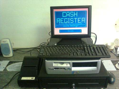 COMPLETE COMPUTER POINT OF SALE SYSTEM + LCD