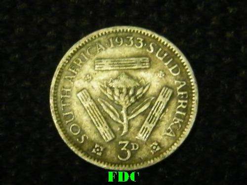 1933 Union of South Africa 3 D
