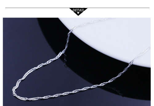 Stunning!!! S925 Silver Neclace Link Chain
