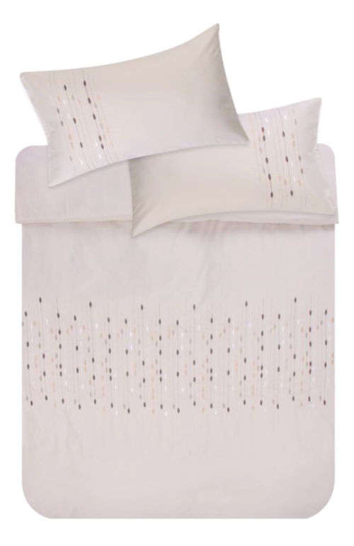 CASA COLLECTION - Embroidered  Duvet Cover Set 100% Cotton - AUCTION CLOSES 13:45