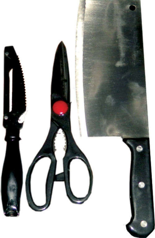 3 piece/set High Quality - Peeler, Scissor, Cleaver