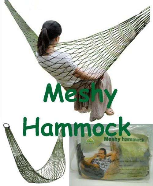 Garden Meshy Hammock - Green