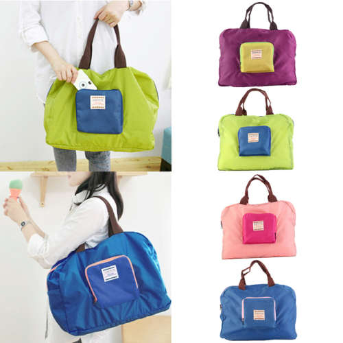 Folding-Waterproof-Eco-Shopping-Travel-Shoulder-Bag-Pouch-Tote-Handbag-FL  Folding-Waterproof-Eco-S