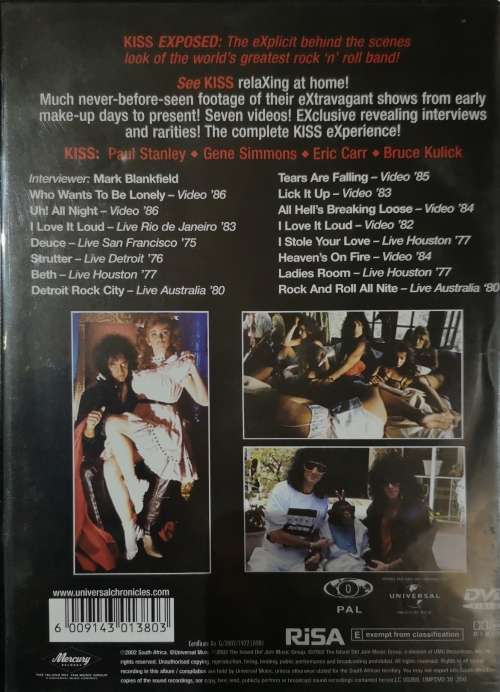 KISS - Exposed (Explicit DVD) [New]
