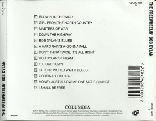 Bob Dylan - The Freewheelin' (CD)