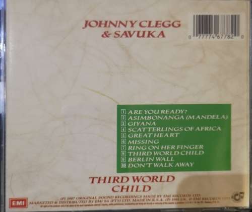 Johnny Clegg & Savuka - Third World Child (CD)