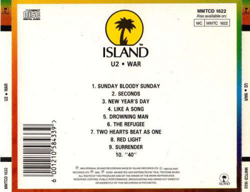 U2 - War (CD)