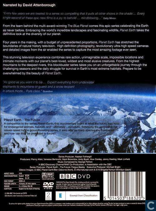 David Attenborough: Planet Earth - The Complete Series (5 DVD)