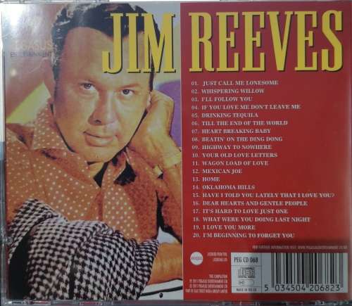 Jim Reeves - Just call me Lonesome (CD)