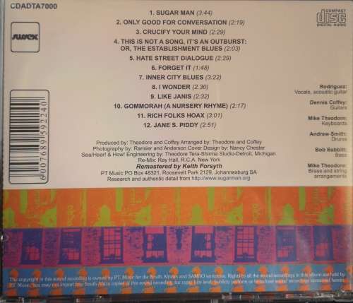 Rodriguez - Cold Fact (CD) [New]