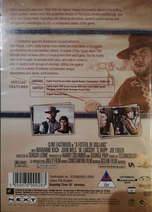 A Fistful of Dollars (DVD) [New]