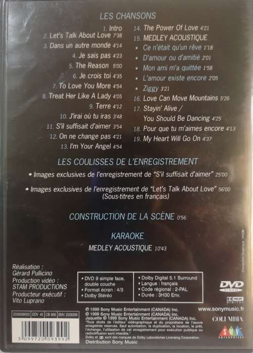 Celine Dion - Au Coeur Du Stade (DVD) [New]
