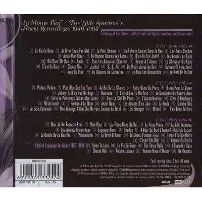 Edith Piaf - The Best Of (3-CD)