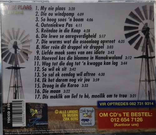 Zirk Bergh - My eie Plaas (CD) [New]