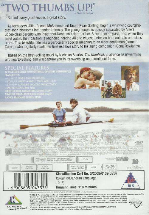The Notebook (DVD)
