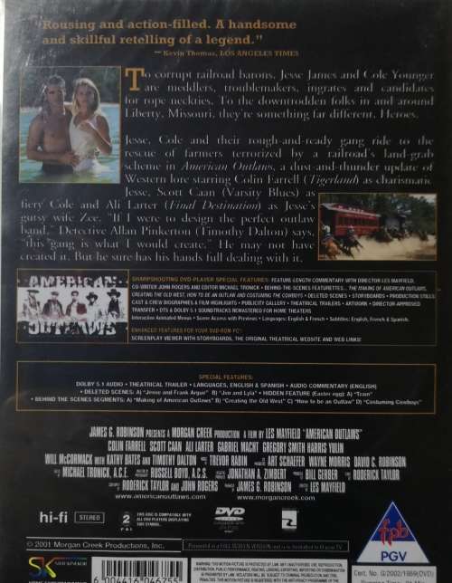 American Outlaws (DVD) [New]