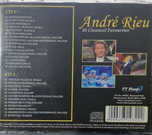 Andre Rieu - Plays Classical Favourites (2-CD)