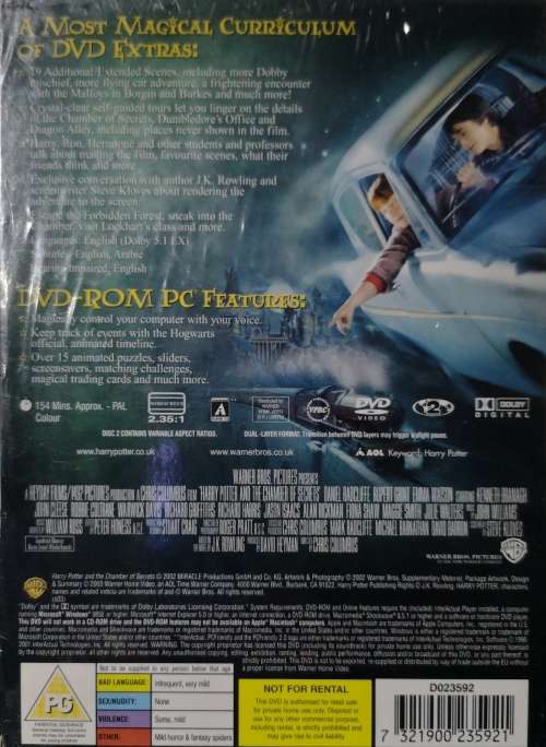 Harry Potter and the Chamber of Secrets (2-DVD) [New]